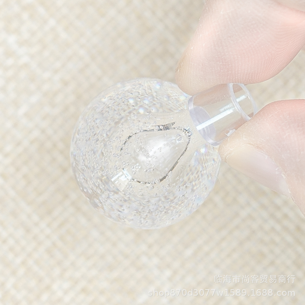 led small colored light string accessories 1.4 1.7 2.3 Bubble Ball plug-in bubble ball ball ball crafts pendant Crystal