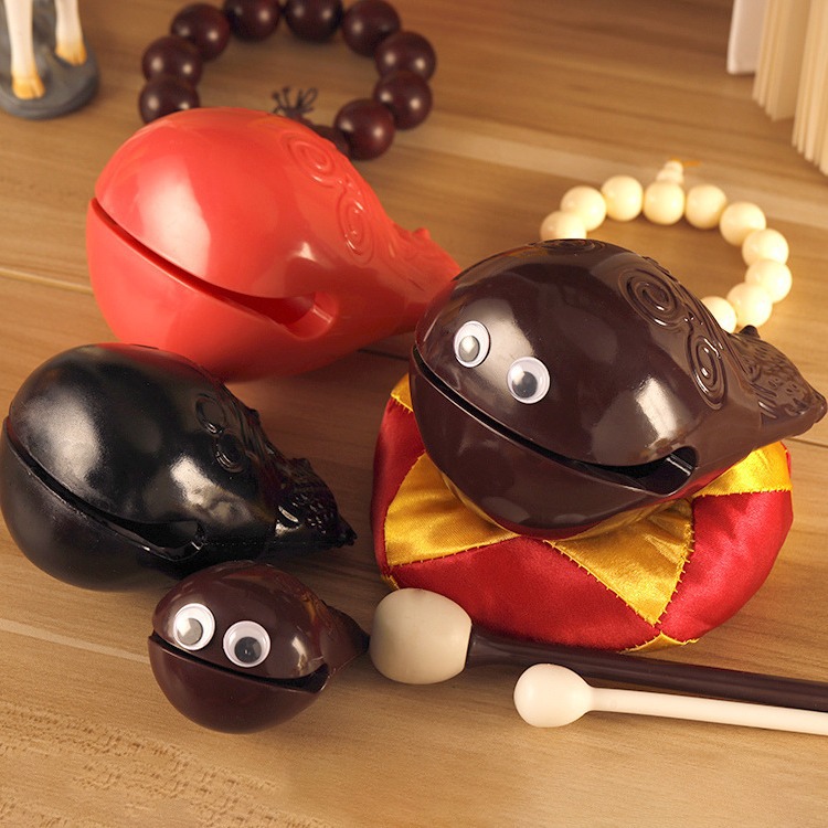 Маленькая деревянная рыбка из смолы артефакт для снятия стресса офисная медитация музыкальный инструмент