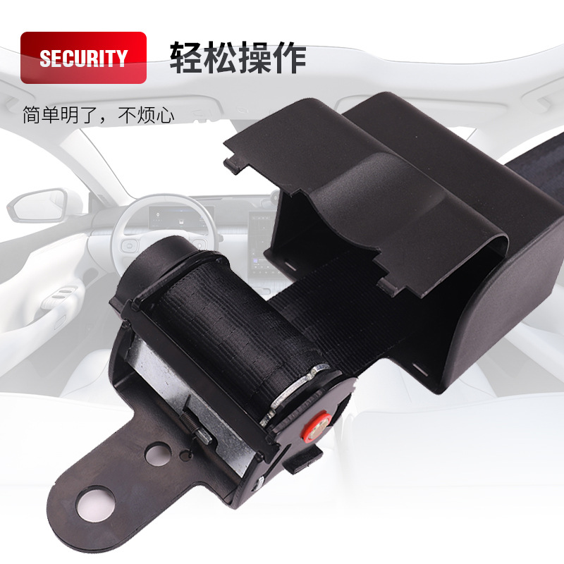 Two-point automatic retractable seat belt, passenger car, self-locking safety belt, forklift seat retractor, tightening belt, strap