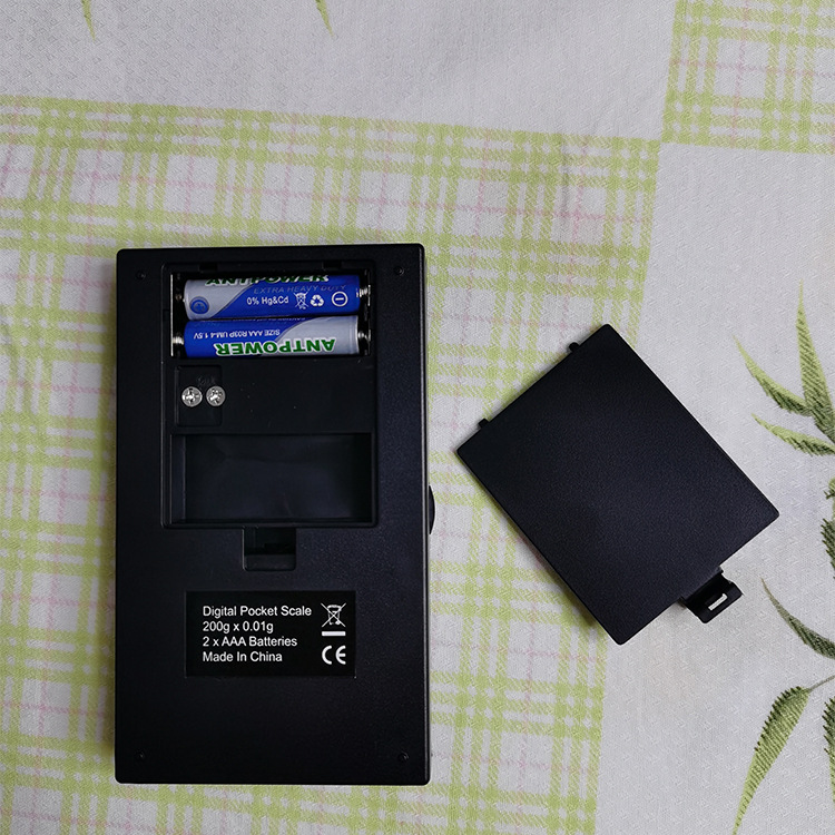 Portable square Flip pocket scale digital display electronic scale miniature jewelry scale mini powder scale 0.01g jewelry scale