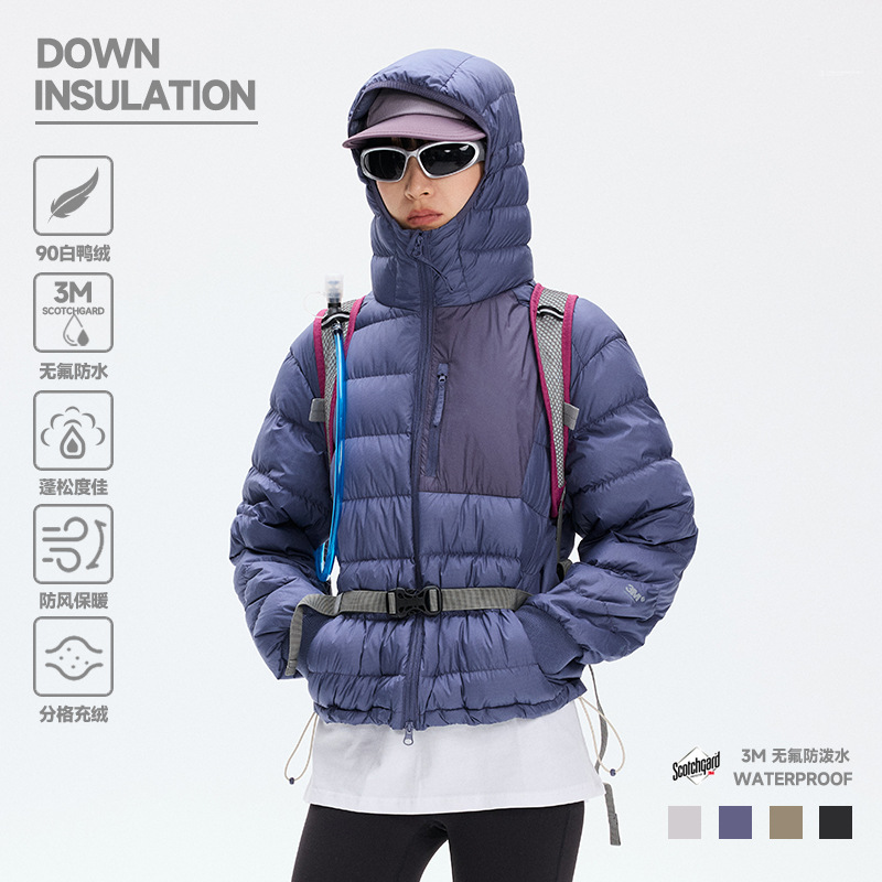 3M Outdoor легкая спортивная куртка-пуховик с капюшоном, зимняя, повседневная, ретро, для гор, водоотталкивающая