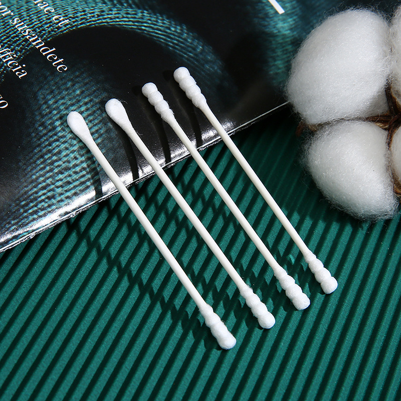 Snow Maiden Double-Headed Paper Stick Baby Cotton Swabs Disposable Ear Pick Baby-Safe Cleaning Cotton Swabs Spiral Ear Pick