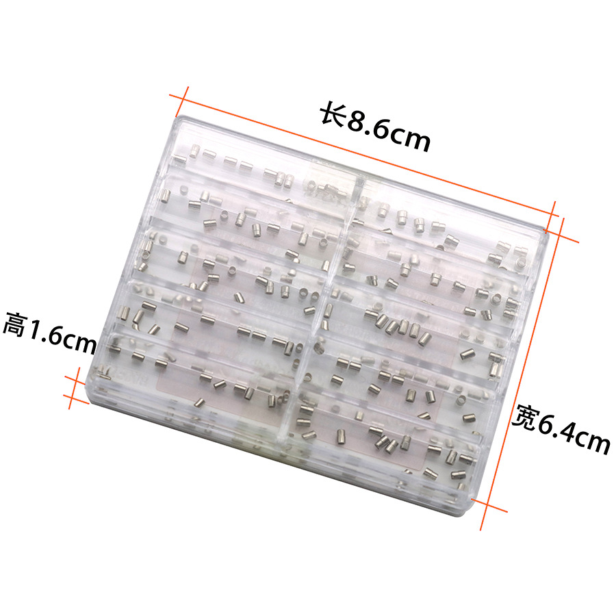 Watch Spare Parts Repair Kit Boxed Stainless Steel Crown Tube Stem Sleeve Waterproof Tube Crown Waterproof Upgrade