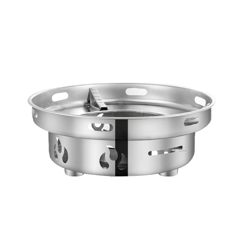 Stainless Steel Alcohol Stove Large Hot Pot Restaurant Dry Stove Outdoor Convenient Factory Direct Sale Durable Portable