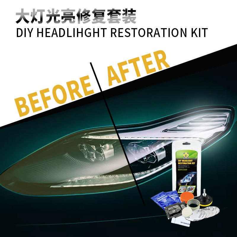 Car Headlight Repair and Renovation Kit Headlight Brightening Repair Kit Headlightrestoration for Cars