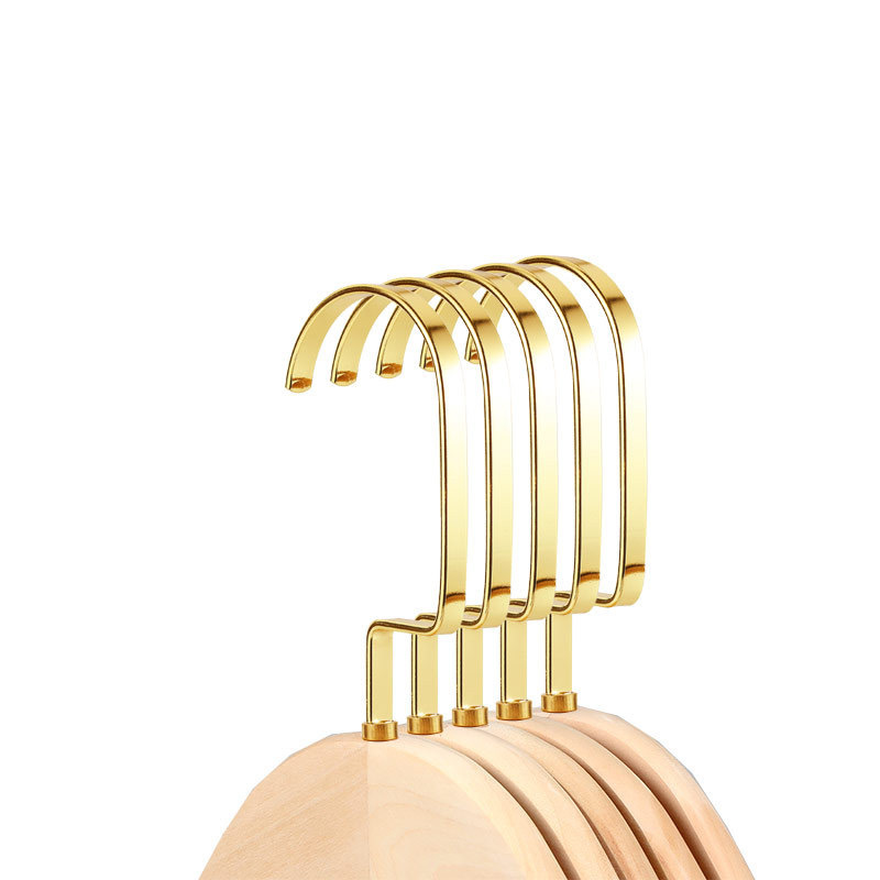 08A Hanger Accessories 10cm Flat Hook Thickened Widened Iron Hook Clothing Store Hanger Electrophoresis Hook Hardware Accessories