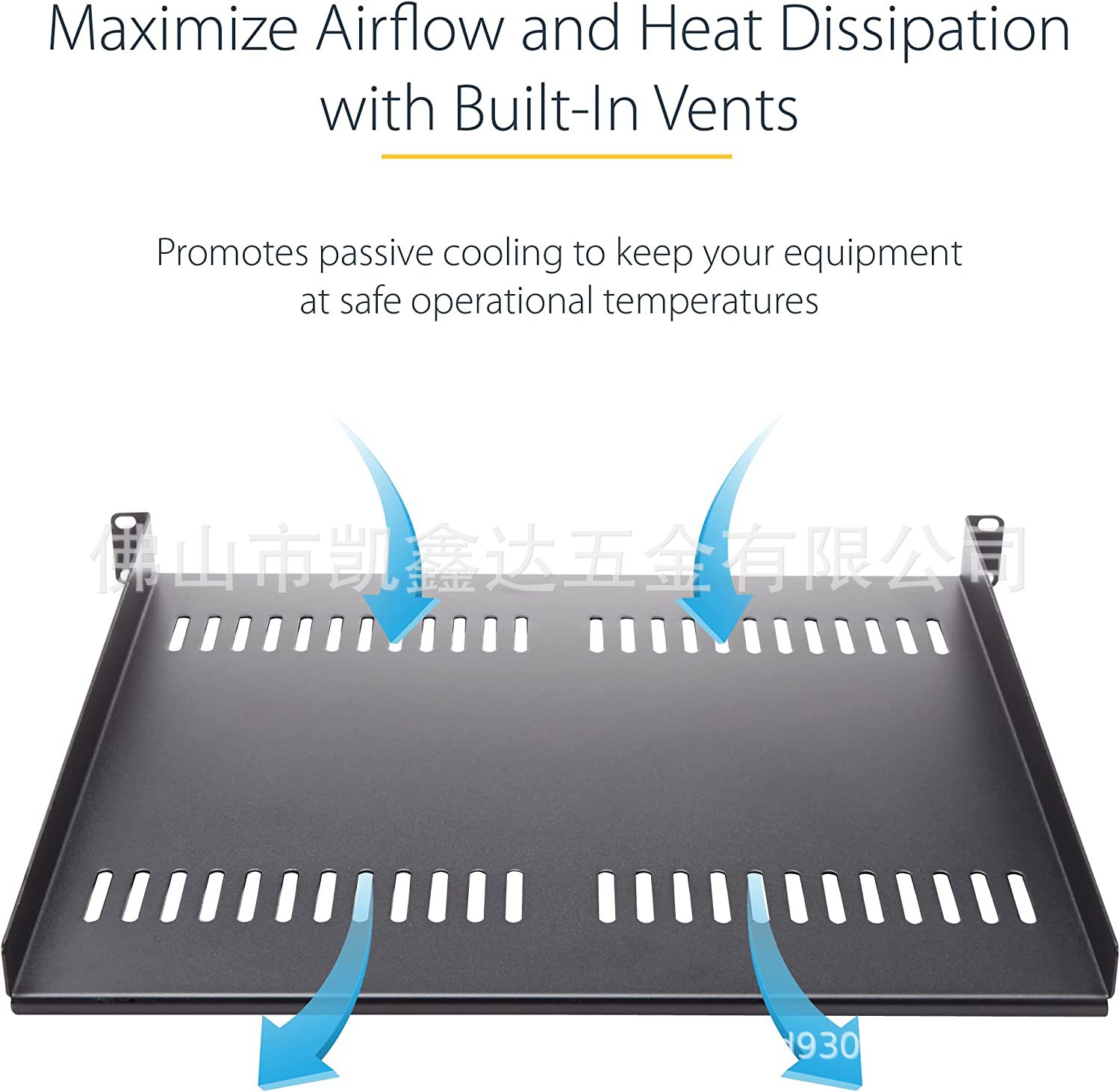 Cross-border hot sale 1U server cabinet rack metal ventilation cooling rack cantilever tray rack factory direct sales