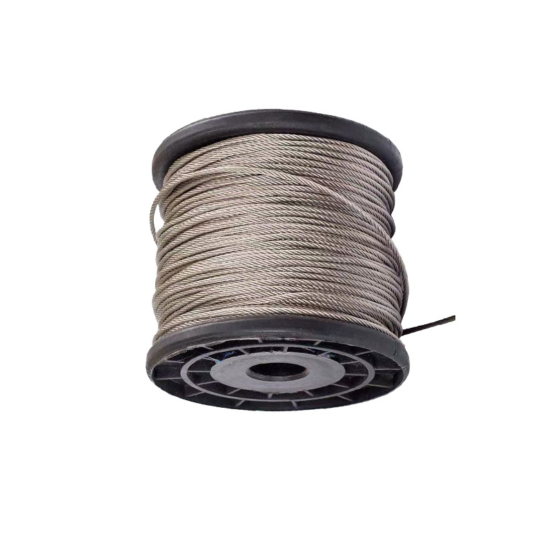 Stainless Steel Wire Rope Lifting Clothes Drying Rack Wire Rope 304/316 Multi-Strand Braided Lifting and Hoisting Wire Rope