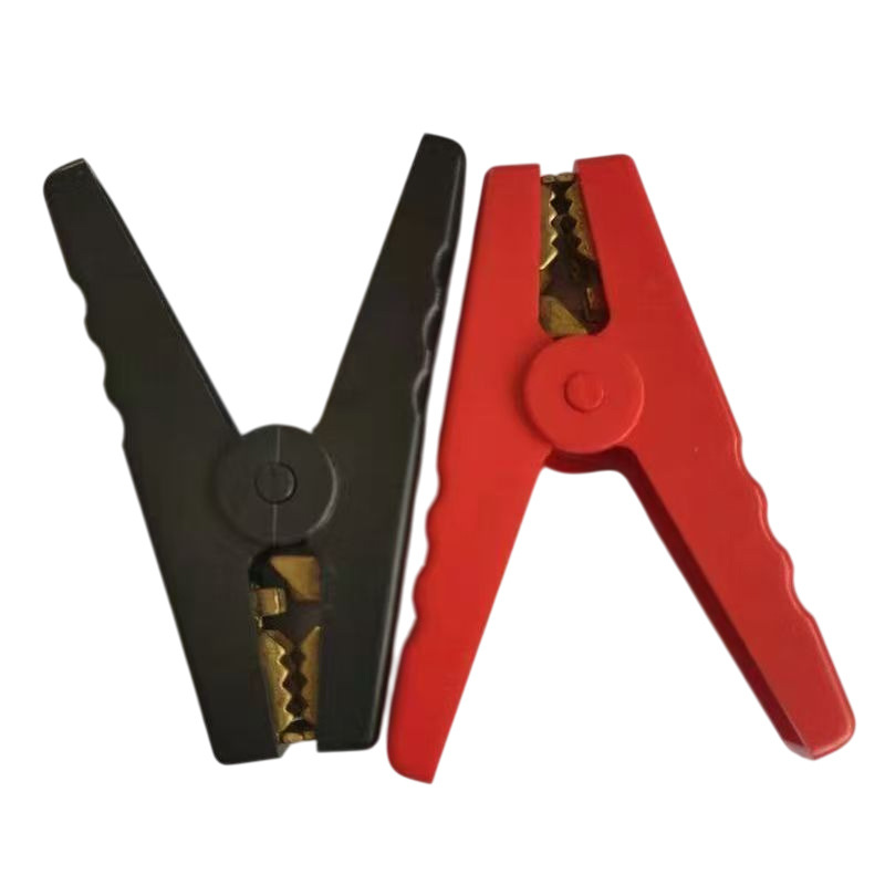 100A Battery Clamp Fire Connection Cable Clamp Emergency Starting Power Supply Crocodile Clip Battery Wire Connection Cable Clamp