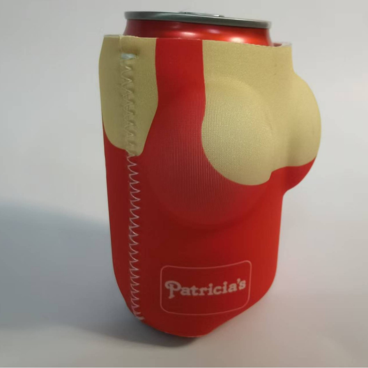 Nipple-Style Cup Cover Made of Diving Material, 120Z Silicone, Neoprene Beer Cover, 16oz Can-Shaped Cup Cover