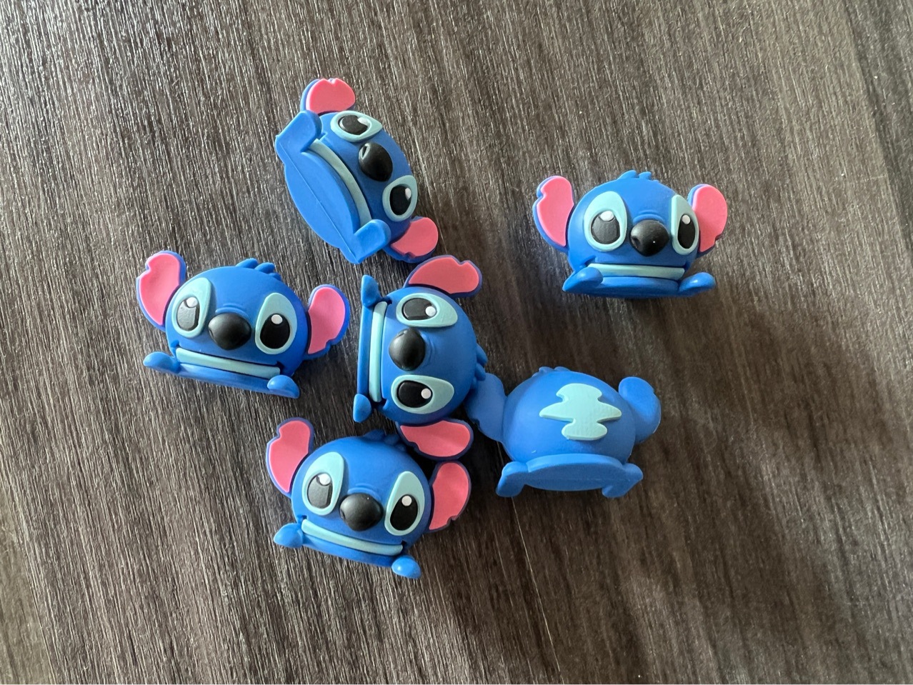 Stitch Cartoon Doll Head Desktop Cartoon Doll Ornaments Electric Car Cycling Cartoon Doll Material
