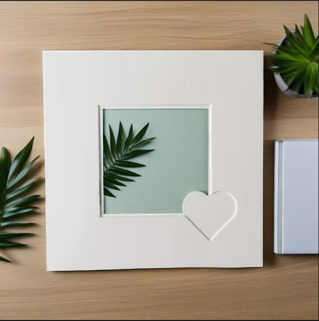 Фоторамка нестандартной формы, картон, изготовление рамки любого размера, картонная подложка, DIY графика