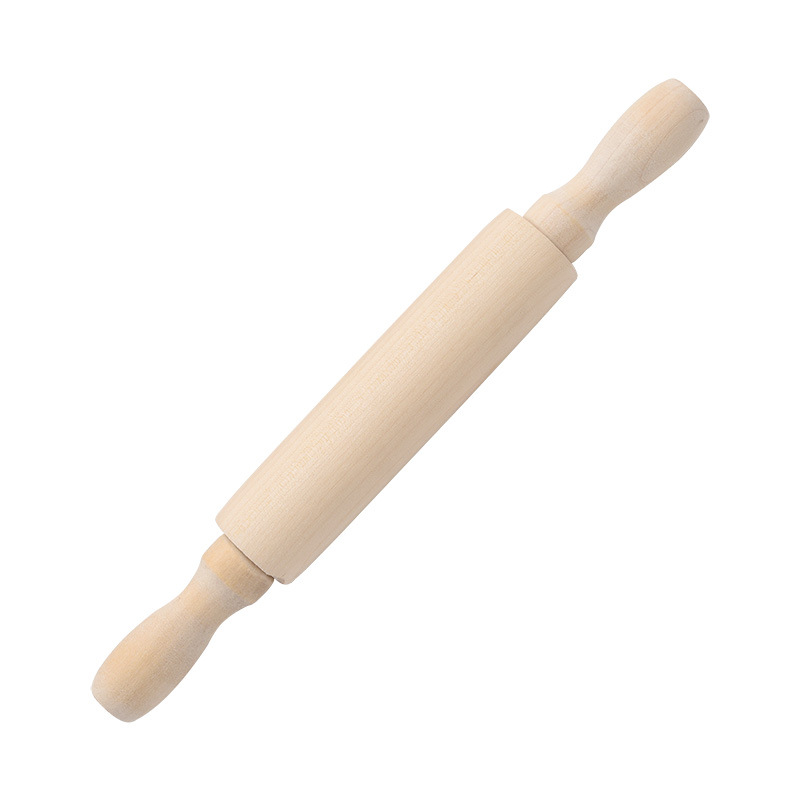 Wooden Baking Tools Children's Mini Rolling Pin Paint-Free Small Noodle Presser Household Dumpling Skin Roller Rolling Pin