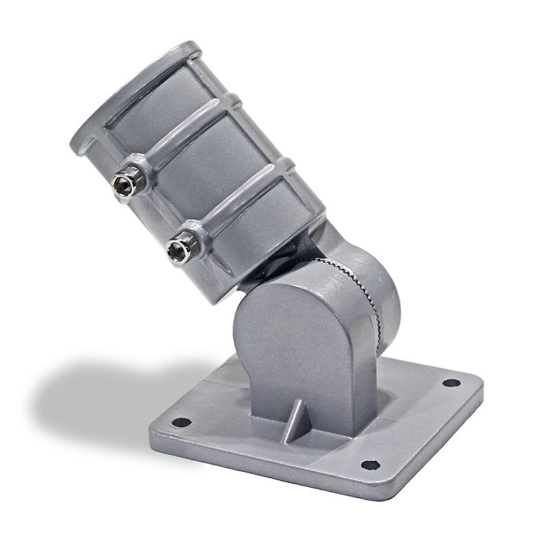 Street Lamp Adapter Solar Street Lamp Connector Vientiane Adjusting Head Adjustable Angle Wall Mount 60/76 Converter Head