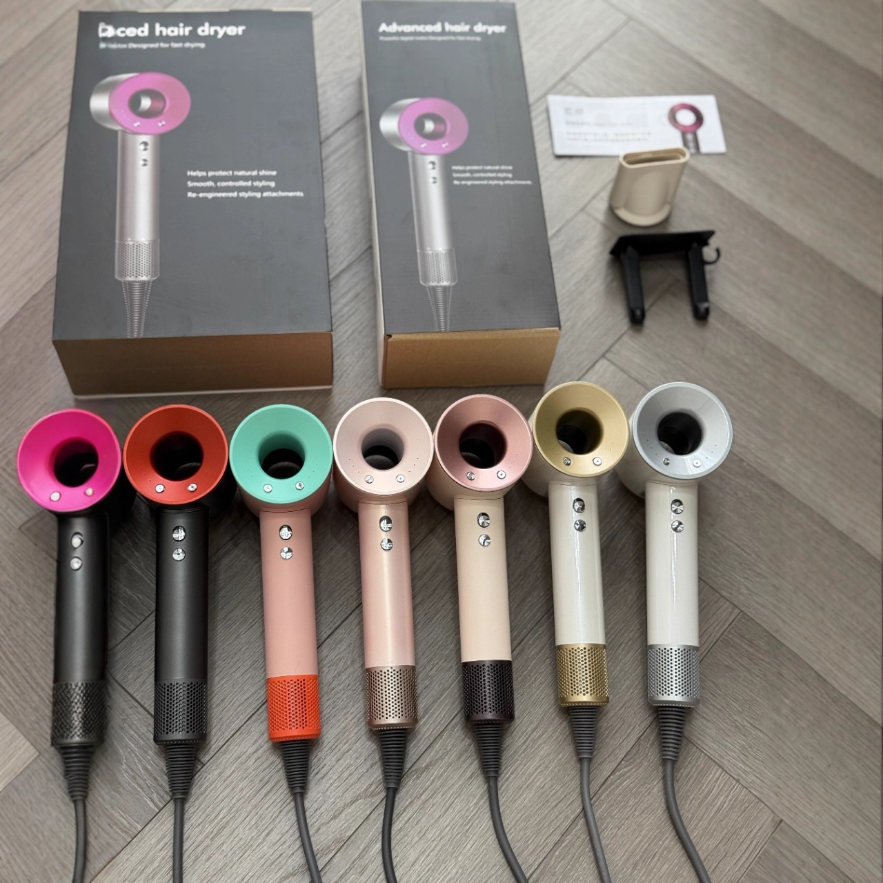 Huqiangbei Wind Power Hair Dryer Negative Ion Hair Care High-Power Quick-Drying Hair Dryer of the Same Model as Mosen