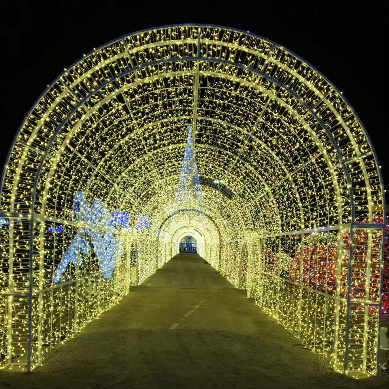 Индивидуальное кросс-бодер освещение наружный светодиодный туннельный арочный ландшафтный креативный атмосферный декоративный светильник