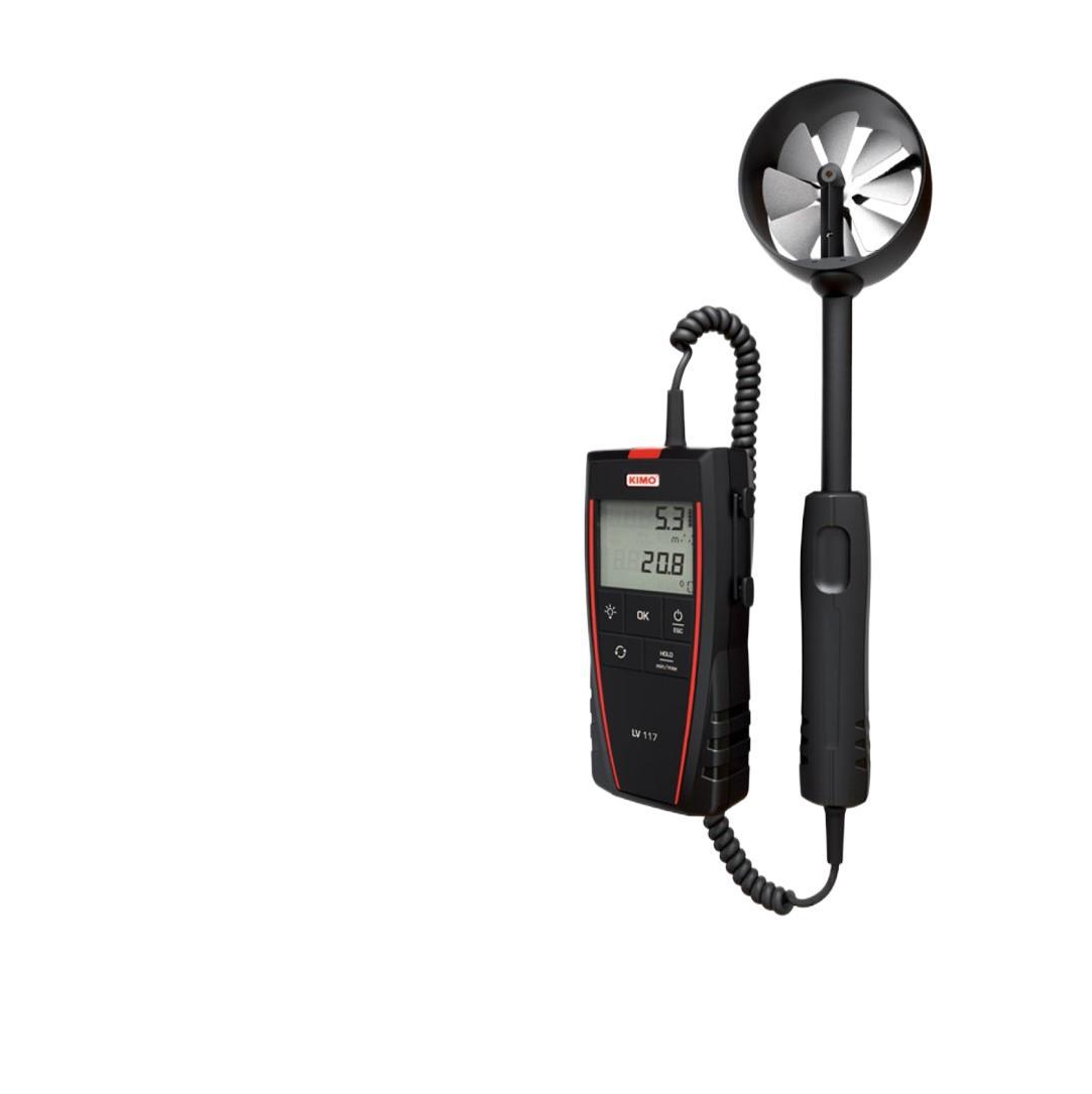 French Kimo Kaimao Lv 111-117-110 Series Portable Impeller Anemometer