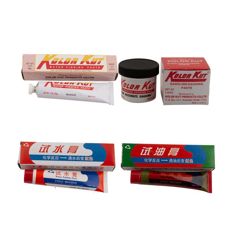 Oil Test Paste Turns Red When Exposed to Oil, Water Test Paste Turns Red When Exposed to Water, Gasoline and Diesel Water Test Paste, Gas Station Oil Measuring Paste, Water Test Paste