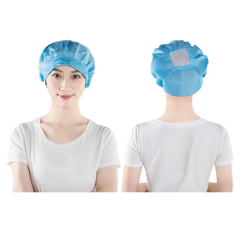 Blue Anti-Static Dome Skylight Open Mesh Round Cap Dust-Free Workshop Clean Factory Food Factory Dust-Proof Breathable Anti-Hair Loss
