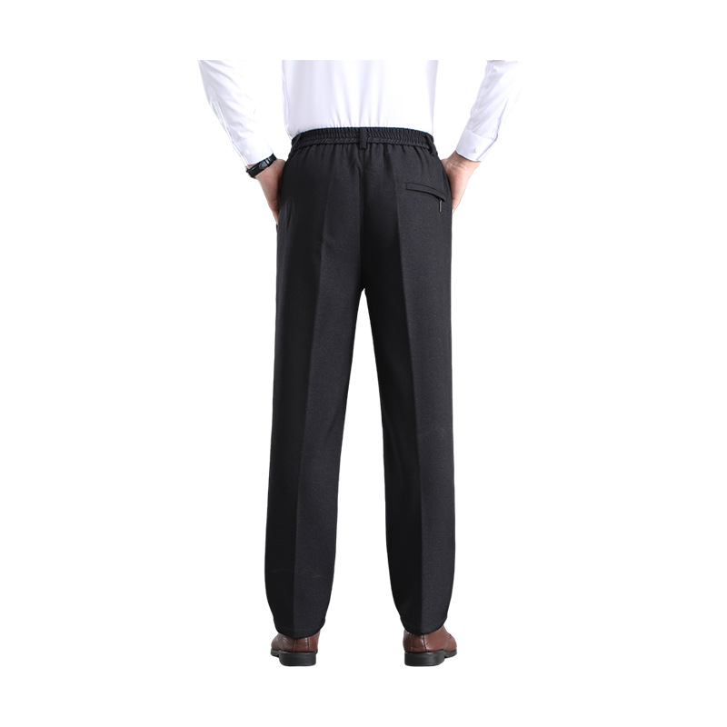 2025 Winter Gold Velvet Thin Velvet Men's Autumn and Winter Pants Straight-Leg Fleece-Lined Men's Loose Casual Pants Thickened and Warm