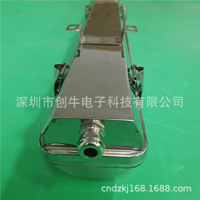 LED tunnel lamp shell 1.2 m t8 single tube stainless steel Three-proof lamp subway section bracket lamp large quantity and excellent price