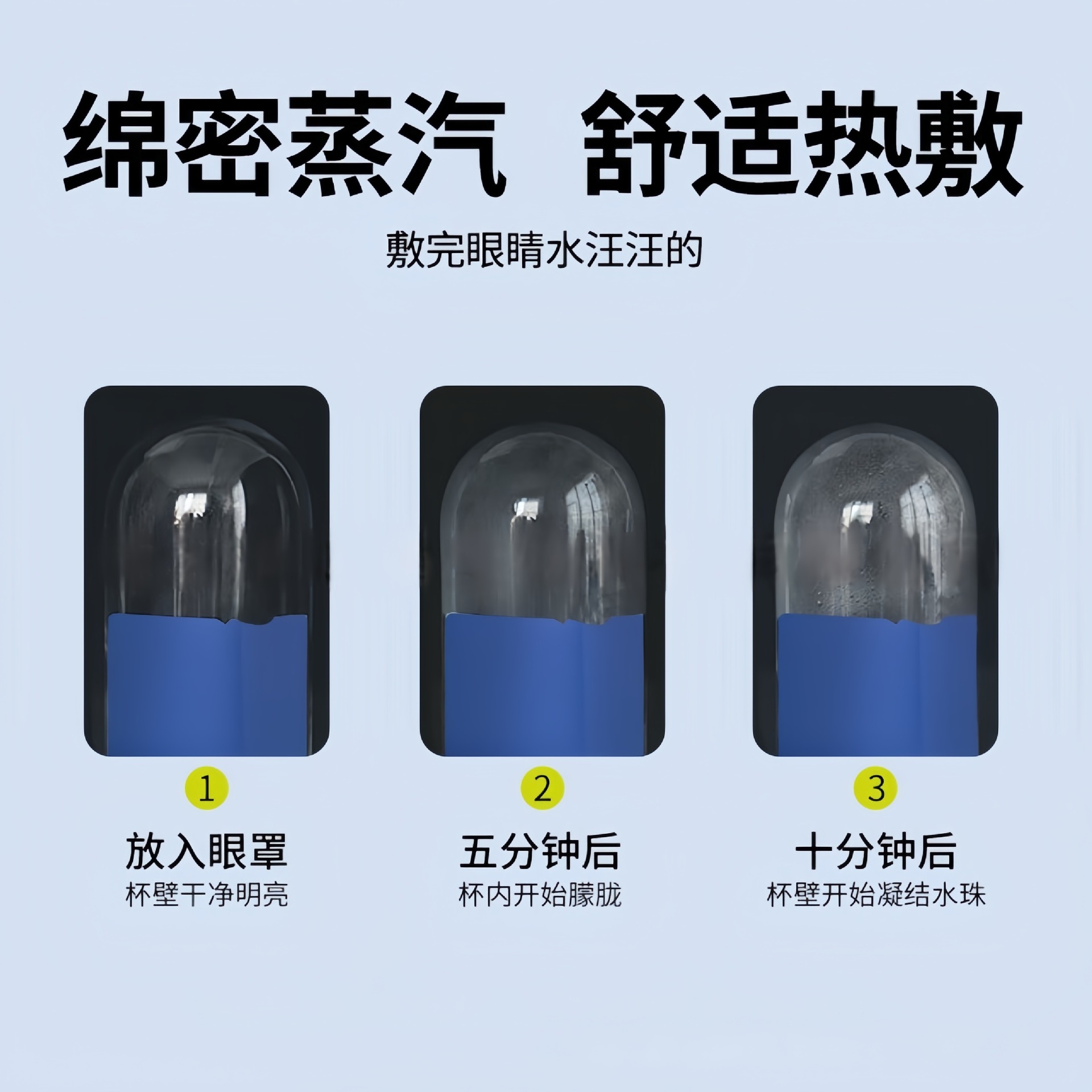 [Shake sound explosions] Lutein steam eye mask manufacturers wholesale wormwood hot compress fever relieve eye fatigue sleep