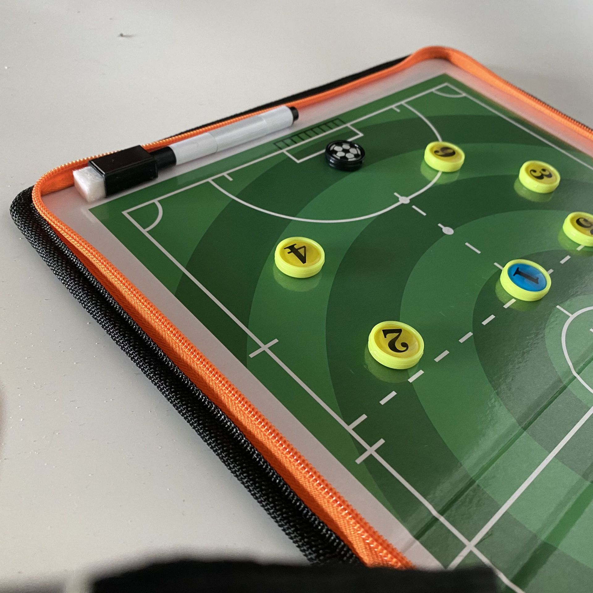 Five-a-side football tactical board Coach board football tactical board coach command demonstration game training can be erased