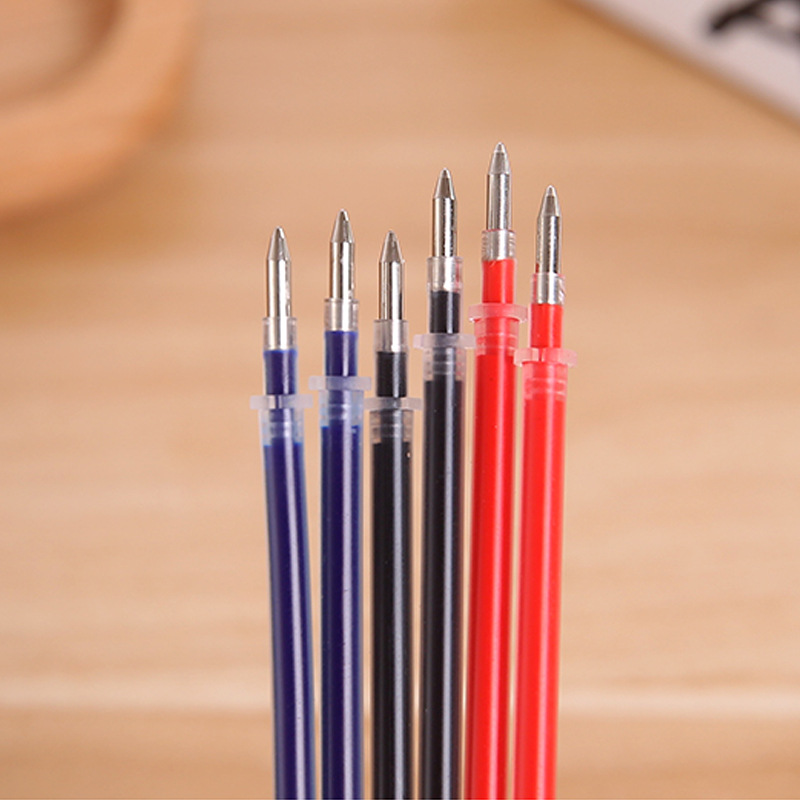 Factory wholesale gel pen refill full needle tube bullet 0.5mm red blue black 0.38 refill direct sales