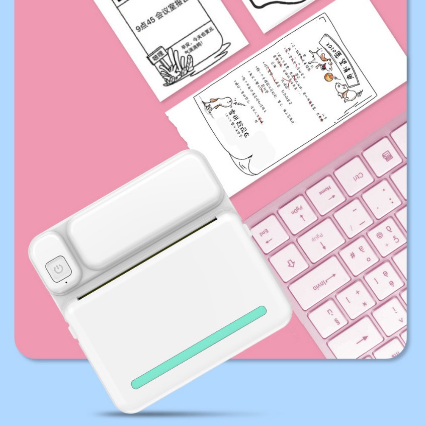 C19 Cross-Border Mini Thermal Label Pocket Convenient Small Error Document Printer Wireless Bluetooth Printing