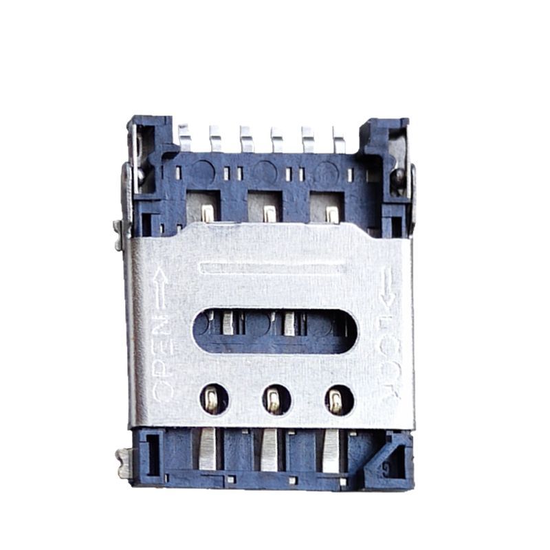 Nano-SIM card holder 1.5 flip phone sim flip 6P patch TF/PUSH Cato high temperature connector