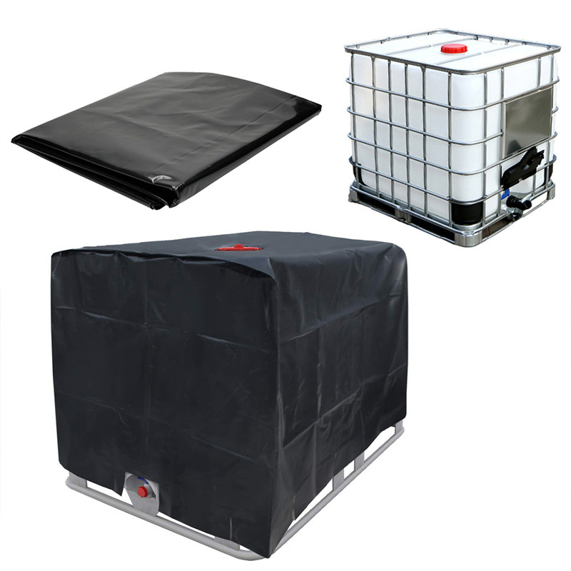 Cross-Border Outdoor Water Tank Dustproof and Waterproof Cover Ibc Ton Bucket Cover 1000L Insulated Bucket Cover 210D Oxford Cloth