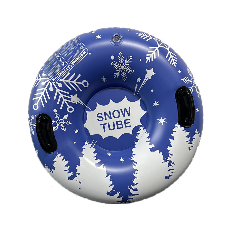 Ski ring inflatable ski sled Christmas snow tube cartoon cold-resistant outdoor sports ski supplies party party party toys