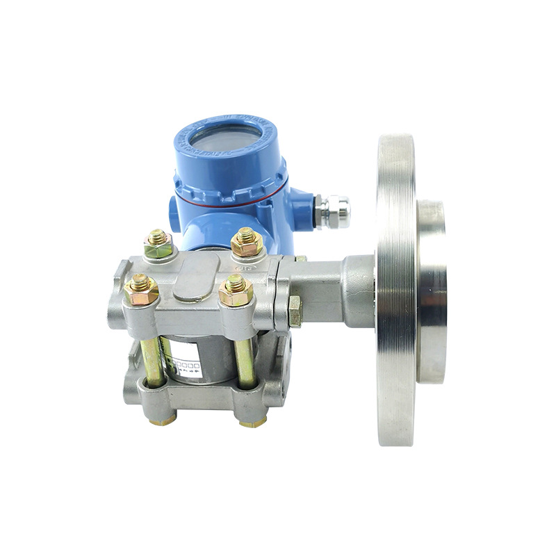 Single Flange Pressure Transmitter Remote Transmission 4-20Ma Diaphragm Type Intelligent Differential Pressure Sensor Single Flange Level Meter
