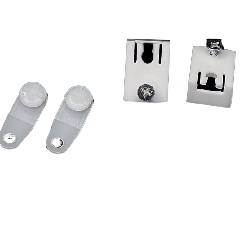 Curtain Paste Track Accessories Silent Side-Mounted Pulley Sealing No-Punch Installation Paste Track Accessories Wholesale