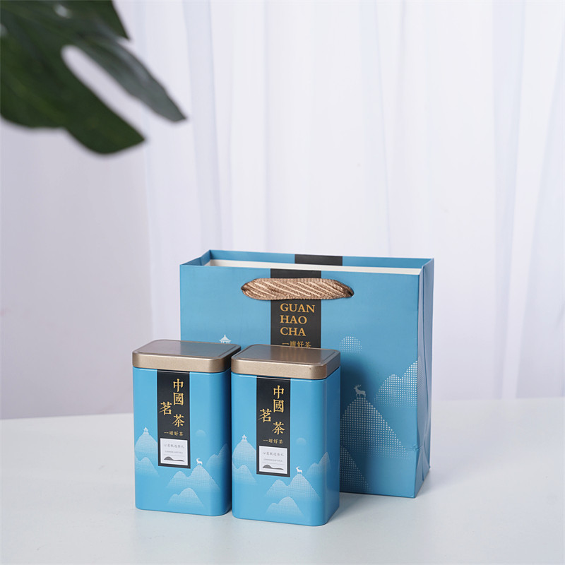 125g Tea Leaves 250g Green Tea Longjing Tea Leaves Canister Jinjunmei Small Seed Black Tea Tin Empty Can Tea Can Metal Manufacturer