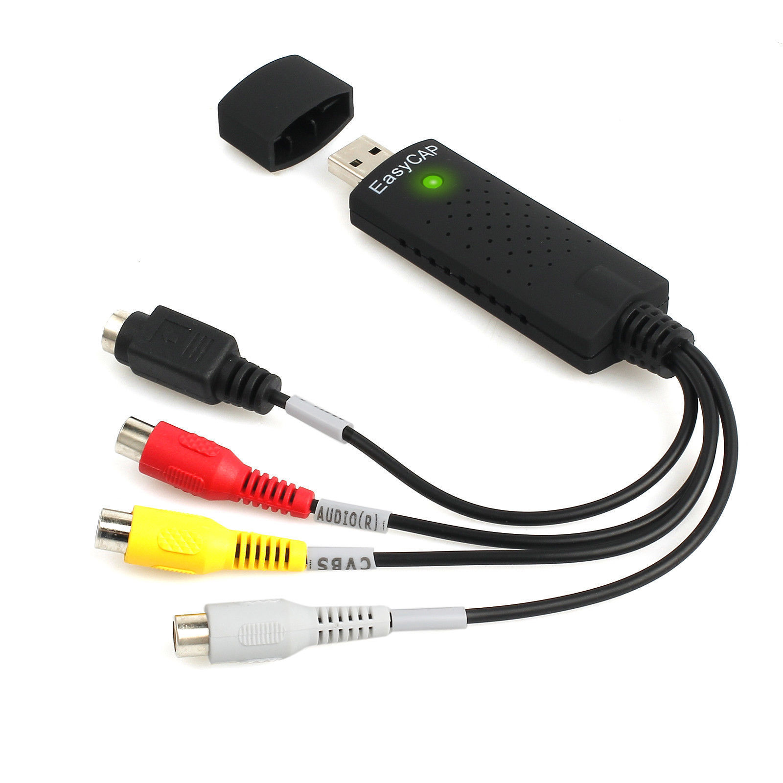 Cross-Border Usb2.0 Collector Av Signal Image Video Hd Capture Single-Channel Av to USB Video Capture Card