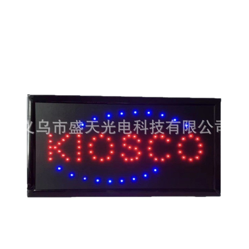 Led Billboard Led Light European and American Style Cross-Border E-Commerce Amazon Argentina Figure-Eight Plug-In Luminous Light Sign