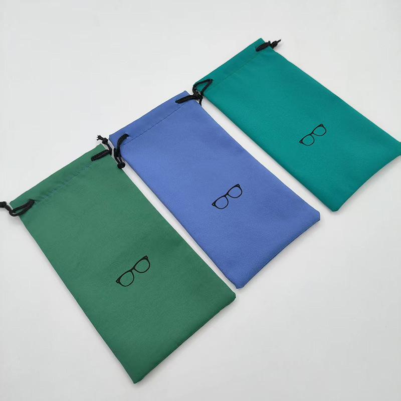工厂现货卡通学生儿童拉绳便携束口袋墨镜袋子太阳镜收纳袋眼镜袋