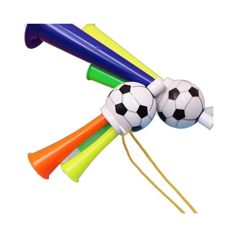 Football Horn Creative Small Gifts Children's Toys Playing Musical Instruments Sports Meeting Cheering Props Plastic Toys