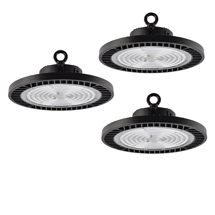 Cross-Border Popular Led Industrial and Mining Lamps Manufacturer Wholesale Warehouse Workshop Industrial Chandelier Led Ceiling Lamp Flying Saucer Ufo