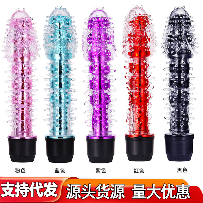 Кристаллический массажный стержень для женщин, искусственный, производитель