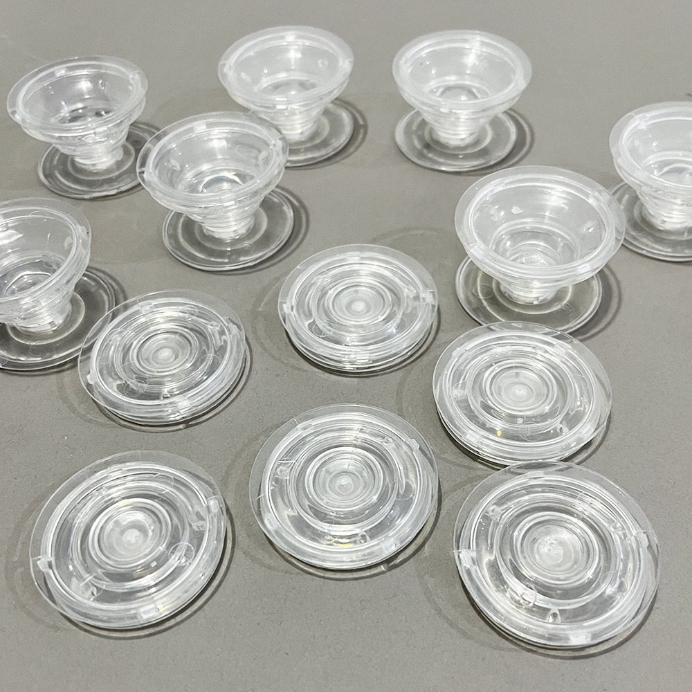 Transparent mobile phone bracket DIY base airbag material solid color simple retractable stable flat back simple style