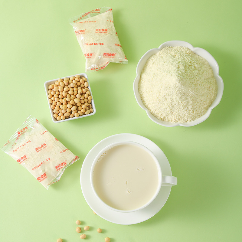 Meiren eater big bag non-sugar high calcium soybean milk powder built-in pouch convenient and fast large capacity soybean milk powder