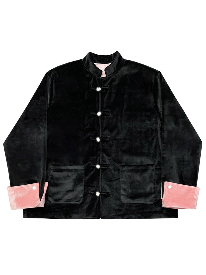 New Chinese style old money style velvet casual loose Tang suit men's and Women's Chinese style shirt jacket jacket