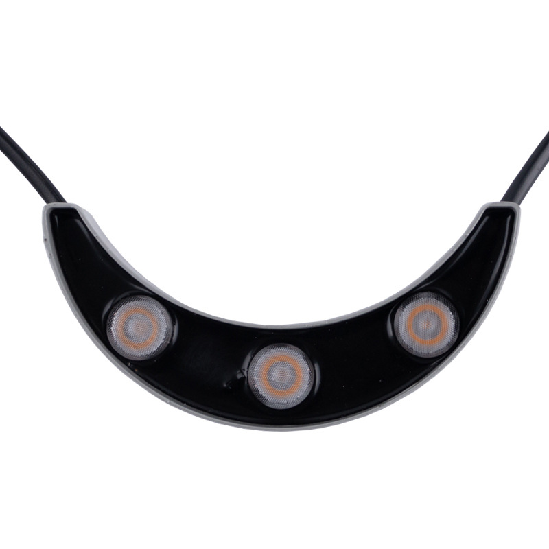 Factory Spot Led3W Outdoor Yellow Light Corrugated Light 220V High Voltage Tile Light Ancient Building Roof Crescent Light