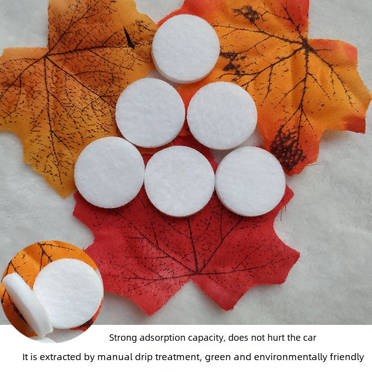 Aromatherapy Tablets Car Air Outlet Aromatherapy Cotton Pads Deodorizing Moisturizing Cotton Fan Humidification Supplement Tablets Deodorizing Aromatic