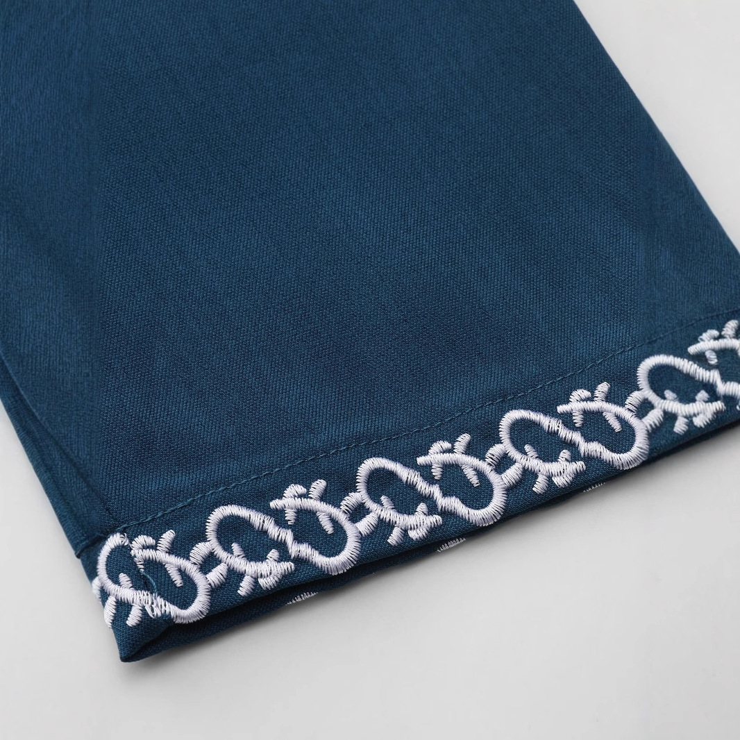 2025 Muslim Men's Robe Long Sleeve Embroidered Hooded Zipper Kamis homme Islamic Loose Casual