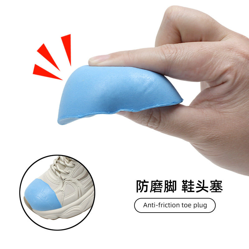 Pu Super Soft Anti-Pain Anti-Slip One Size Half Size Forefoot Pad for Men and Women Toe Shoes Big Change Small Filled Toe Plug