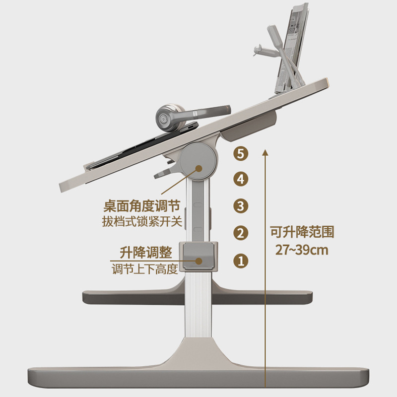 Small Bed Table, Liftable Computer Table, Student Dormitory Folding Table, Simple Home Simple Bedroom Study Desk