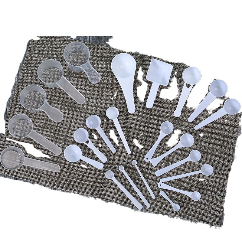 Plastic Measuring Spoon 1g 2g 3g 5g 10g Milk Powder Spoon Panax Notoginseng Powder Kitchen Baking Pp Small Pp Material Quality Spoon